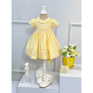 Vestido Nido Abeja Hailen