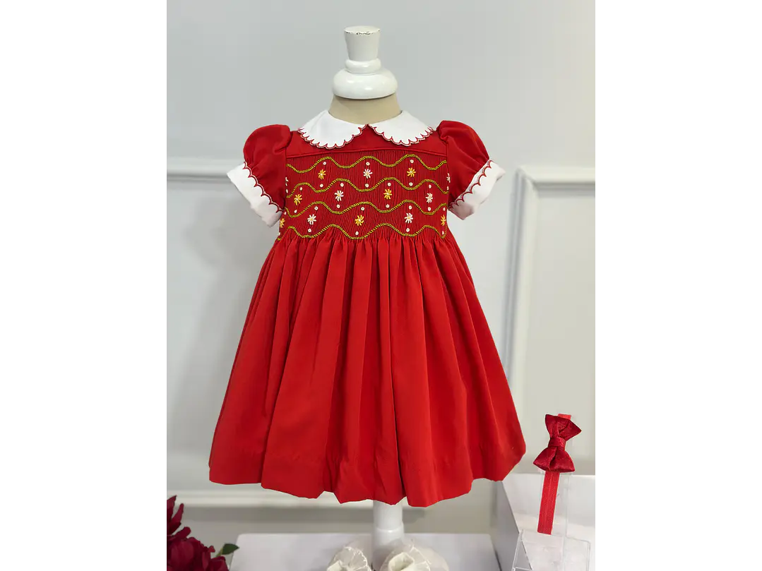 Vestido Farándula Rojo  2