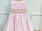 Vestido Farándula Nido Rosa-Verde - Miniatura 2