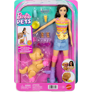  Barbie Mascotas Patinar