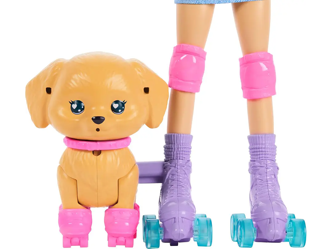  Barbie Mascotas Patinar 5