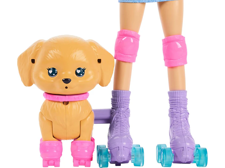  Barbie Mascotas Patinar 5