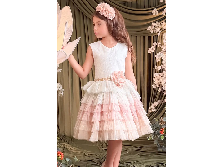 Vestido Apasionada Beige  1
