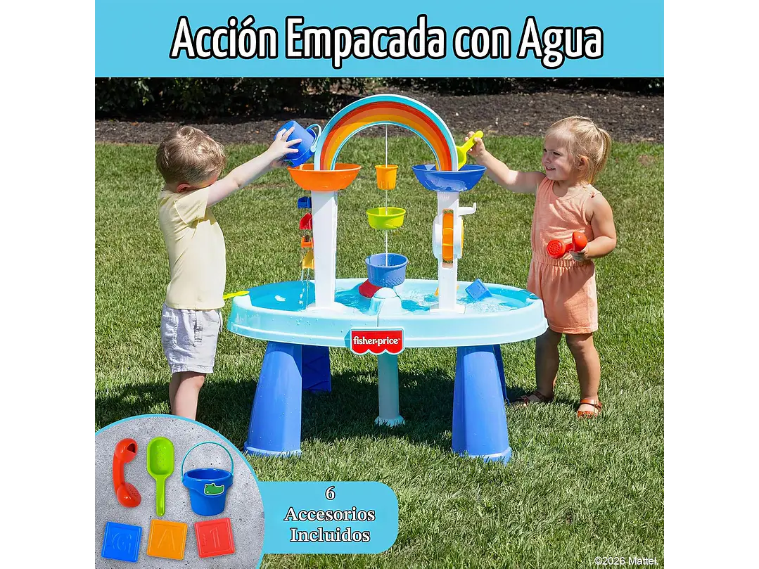 Fisher-Price™ Mesa de agua para verter y jugar 5