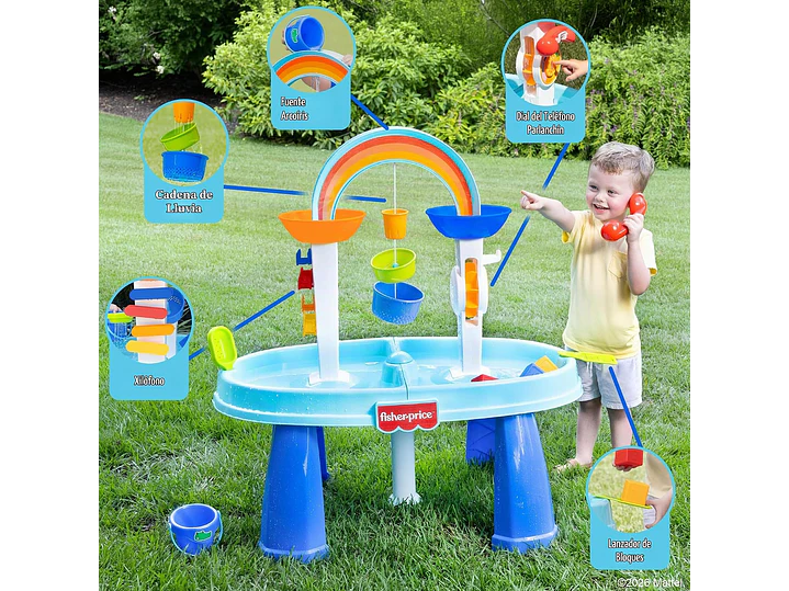 Fisher-Price™ Mesa de agua para verter y jugar 6
