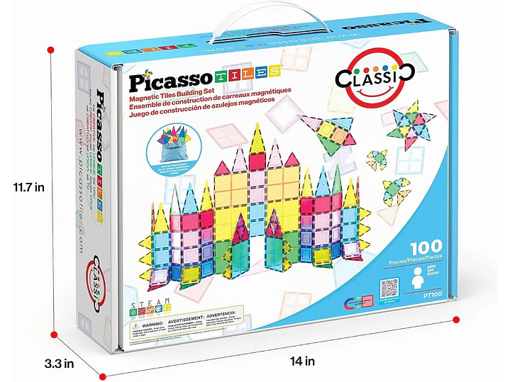 Juego De Construccion 100 Piezas Magneticas 2