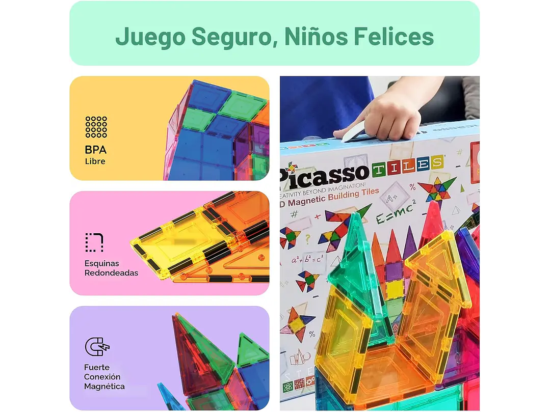 Juego De Construccion 100 Piezas Magneticas 4