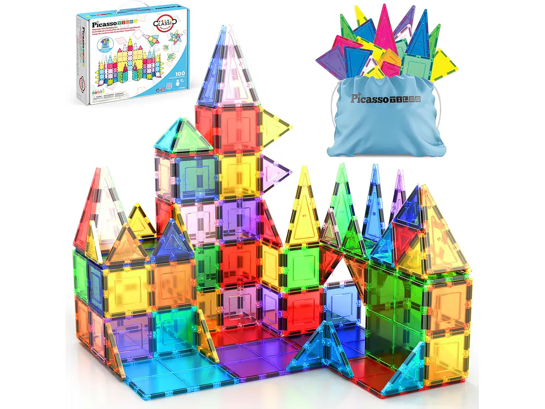 Juego De Construccion 100 Piezas Magneticas 1