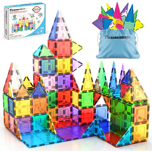 Juego De Construccion 100 Piezas Magneticas
