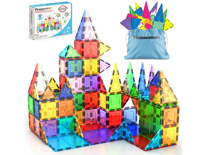 Juego De Construccion 100 Piezas Magneticas 1
