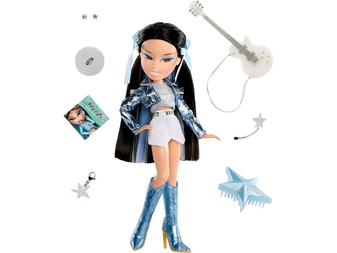  Bratz Pop Starz Jade Fashion Doll con accesorios y encanto 3