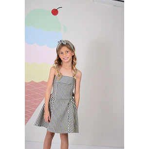 Vestido Socca Rayas