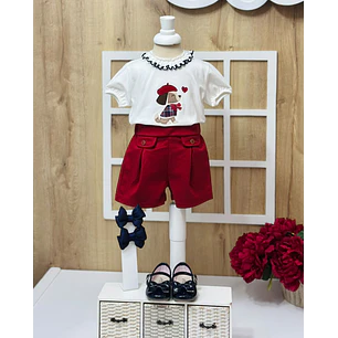Short Mayoral Crudo Rojo