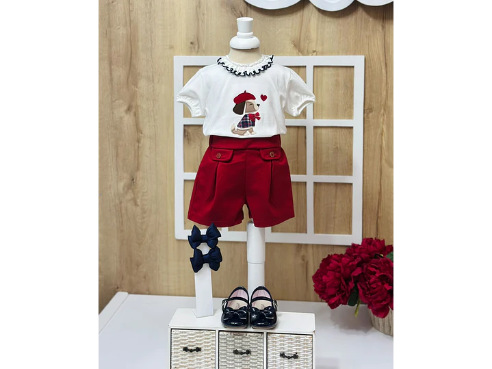 Short Mayoral Crudo Rojo 1