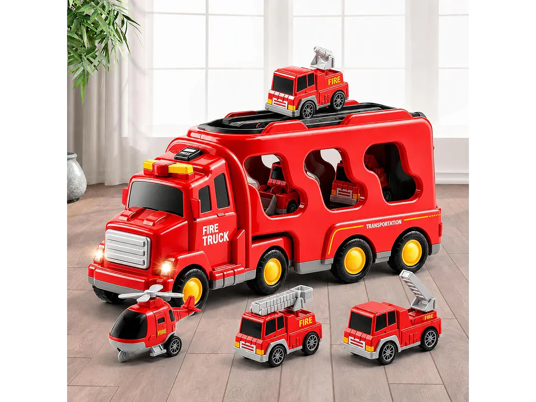 Beby Buty Camión de Bomberos 5 en 1 Coches 1