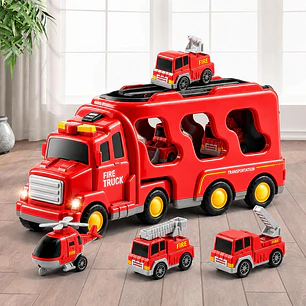 Beby Buty Camión de Bomberos 5 en 1 Coches