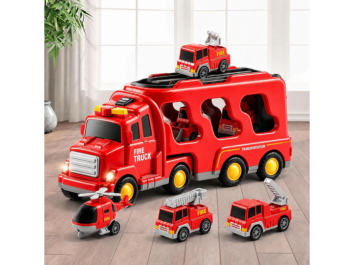 Beby Buty Camión de Bomberos 5 en 1 Coches 1