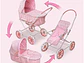  Igual que mamá 3-en-1 cochecito para muñeca, - Miniatura 2
