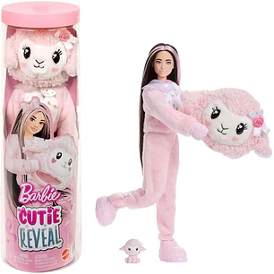 Barbie Cutie Reveal Muñeca y accesorios, Cuddly Series