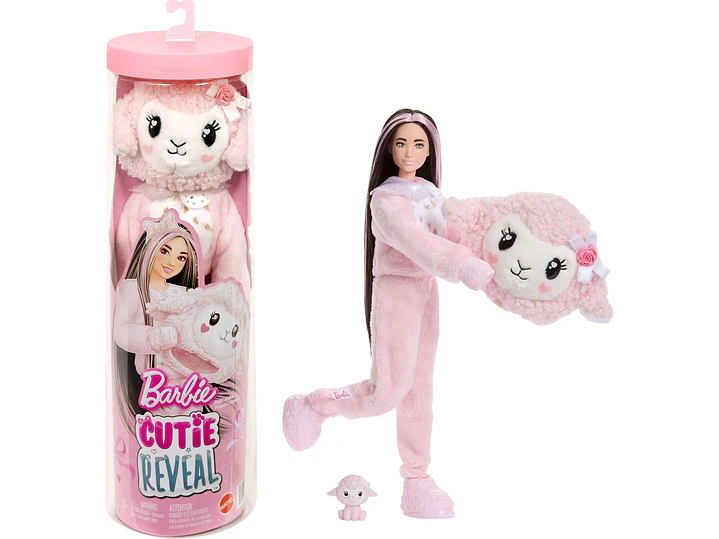 Barbie Cutie Reveal Muñeca y accesorios, Cuddly Series 5