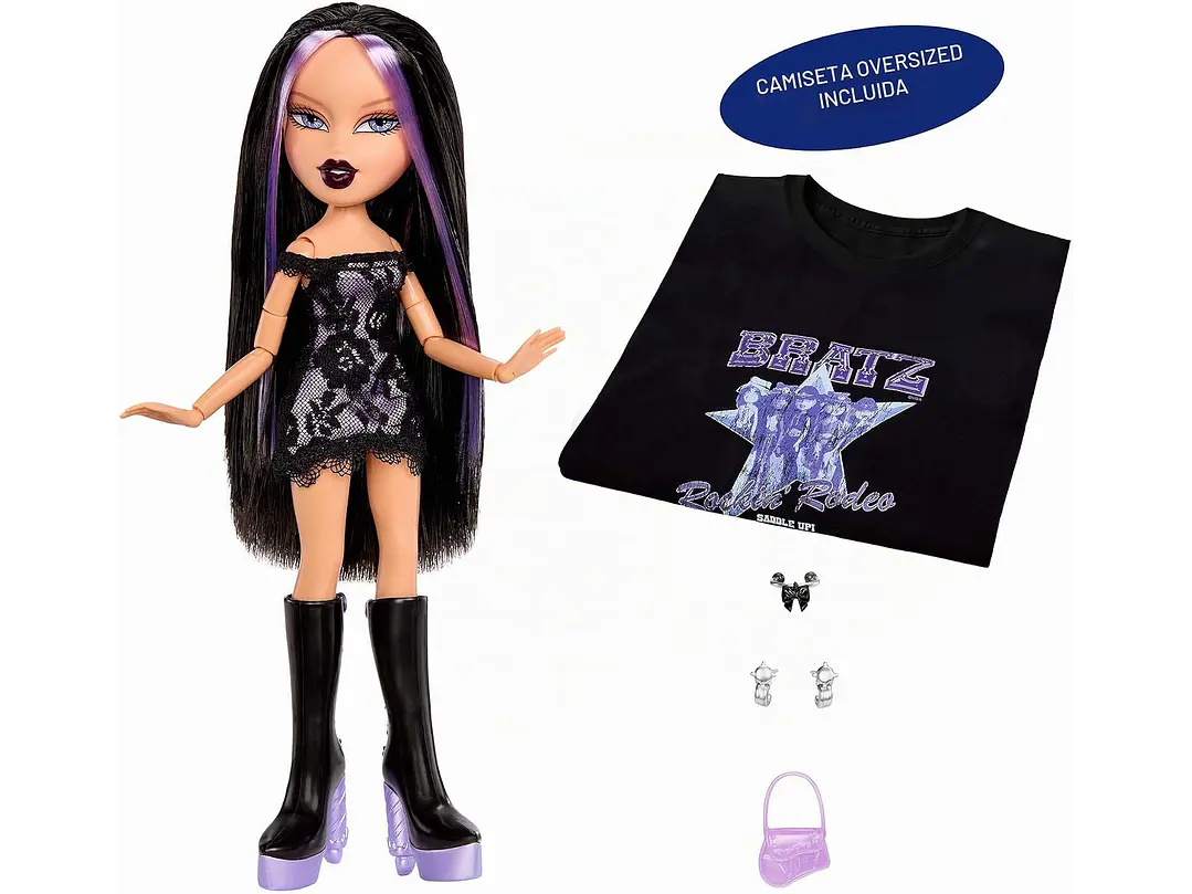  Bratz Stylin' Birthdayz Jade Fashion Doll con camiseta personalizable para ti y accesorios 4