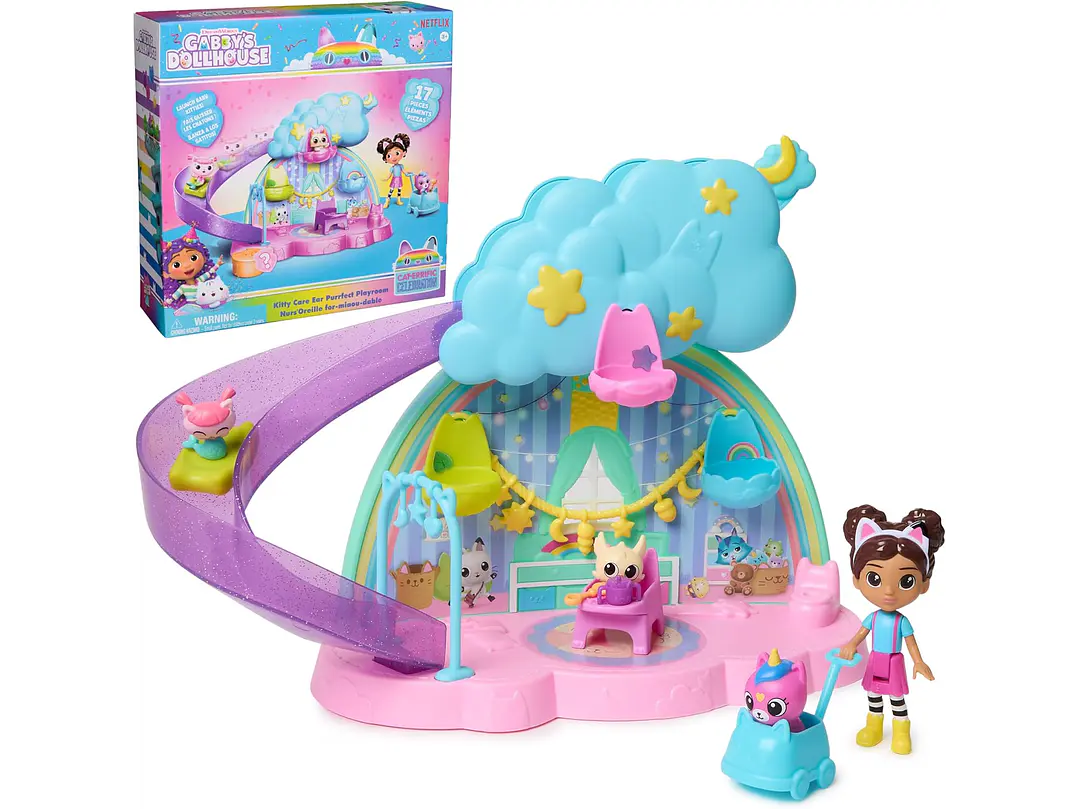 Gabby's Dollhouse Kitty Care Ear Purrfect Playroom Juego 1
