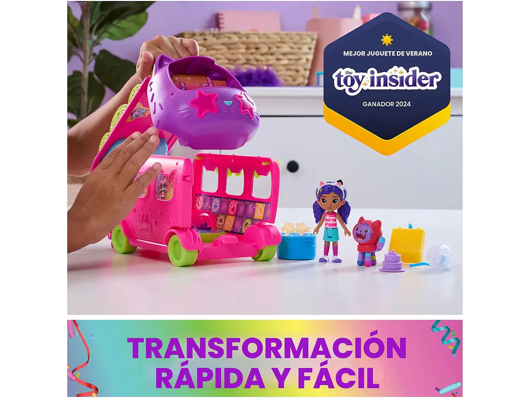  Gabby's Dollhouse Celebration Party Bus, set de juego 2