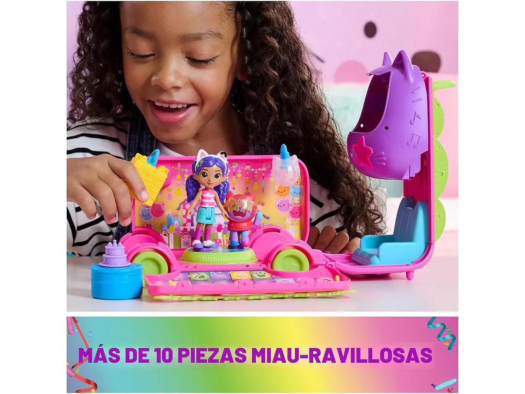  Gabby's Dollhouse Celebration Party Bus, set de juego 3