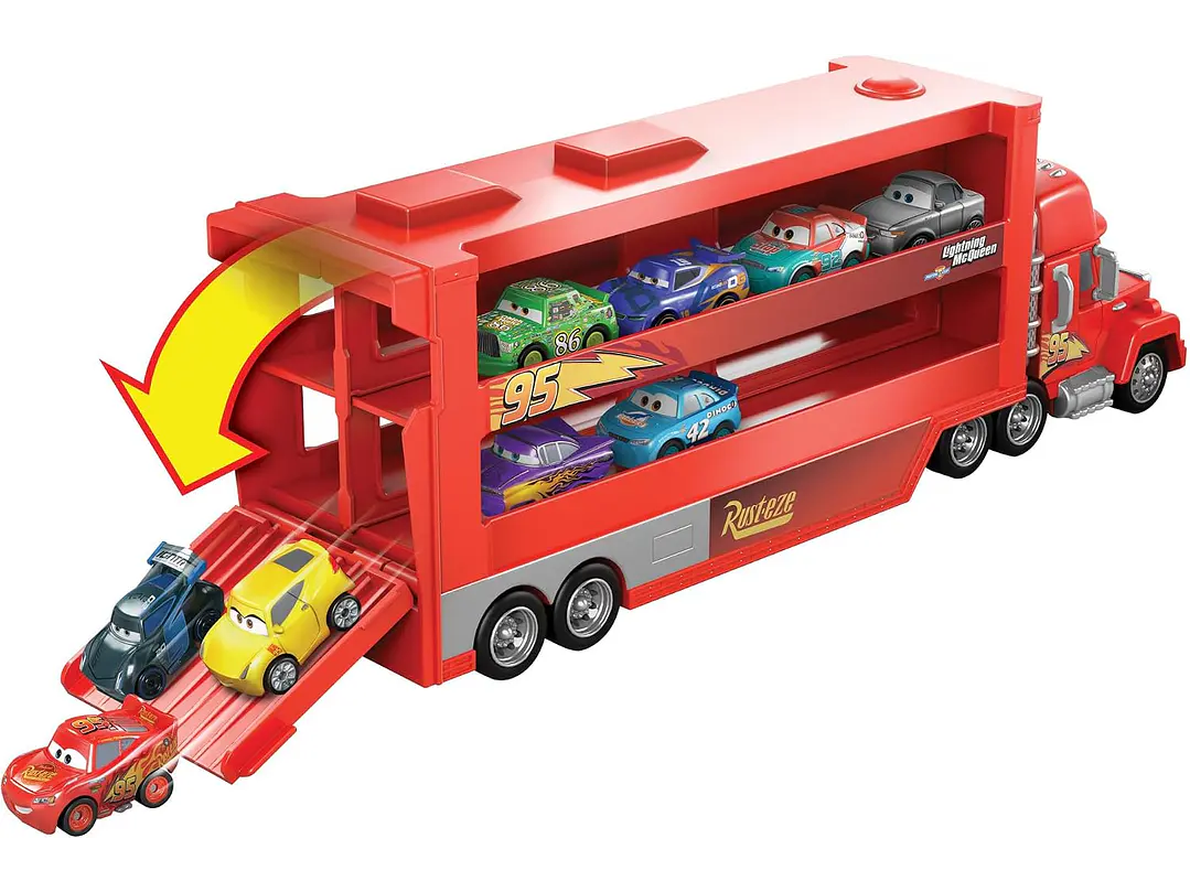  Mattel Disney y Pixar Cars Mack Mini Racers Hauler | 5