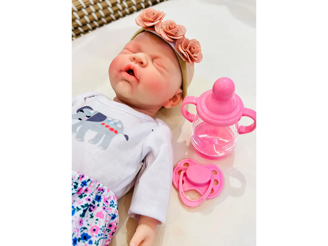 Bebe Realista 30 cm Vinilo Elaborada a Mano  2