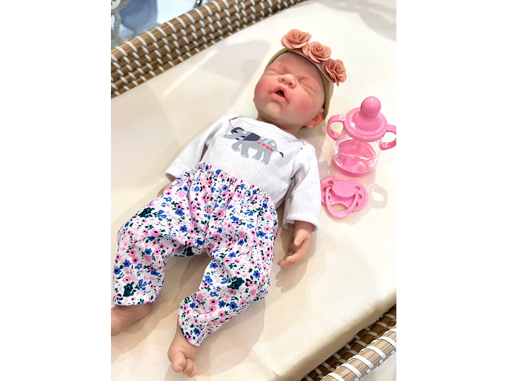 Bebe Realista 30 cm Vinilo Elaborada a Mano  3