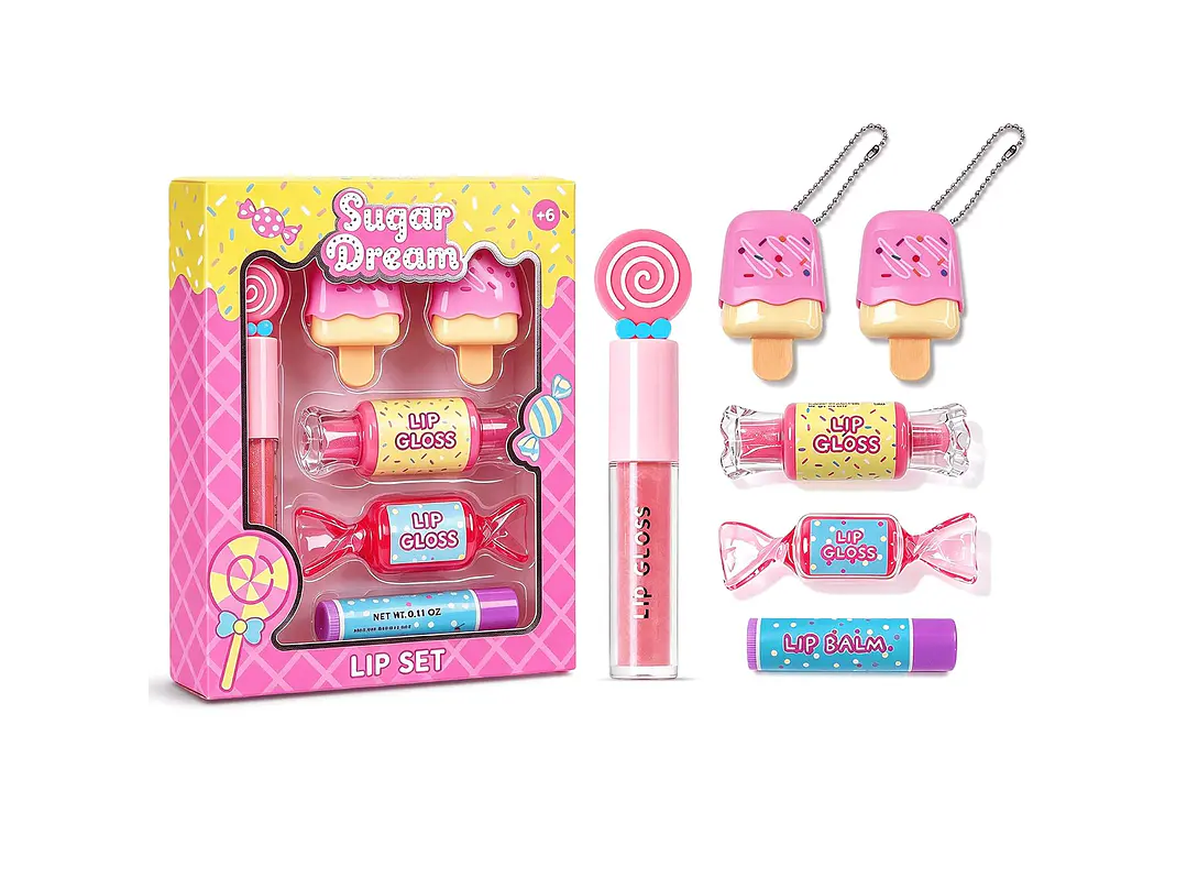 MU Kids - Juego de brillo labial 5