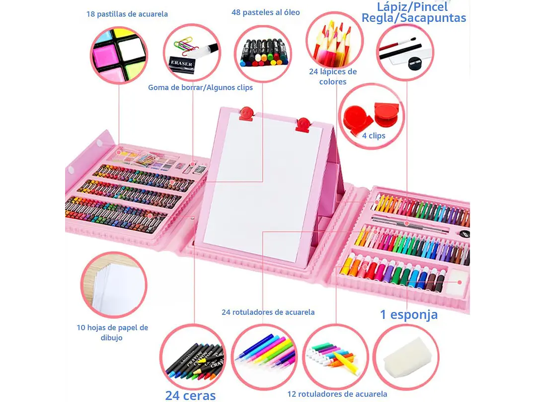Kit De Arte 208 Piezas 3