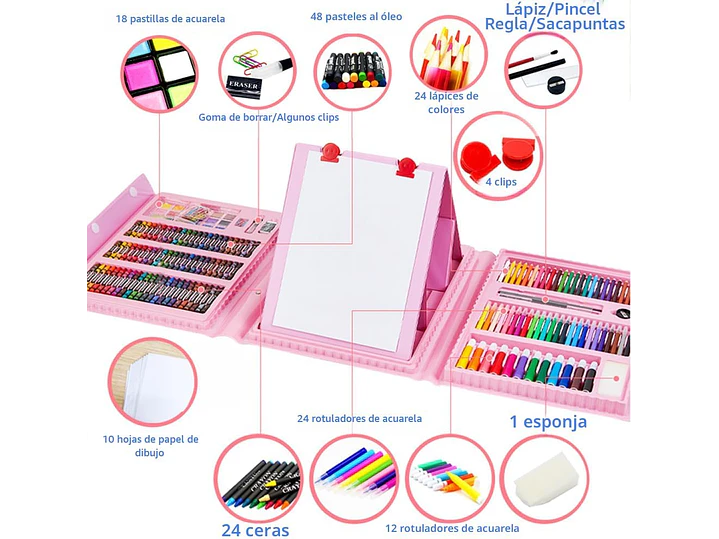 Kit De Arte 208 Piezas 3