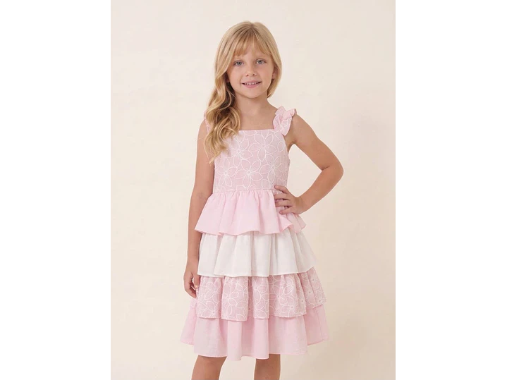 Vestido Bolero Rosa Crudo 4
