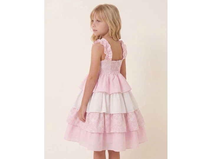 Vestido Bolero Rosa Crudo 6