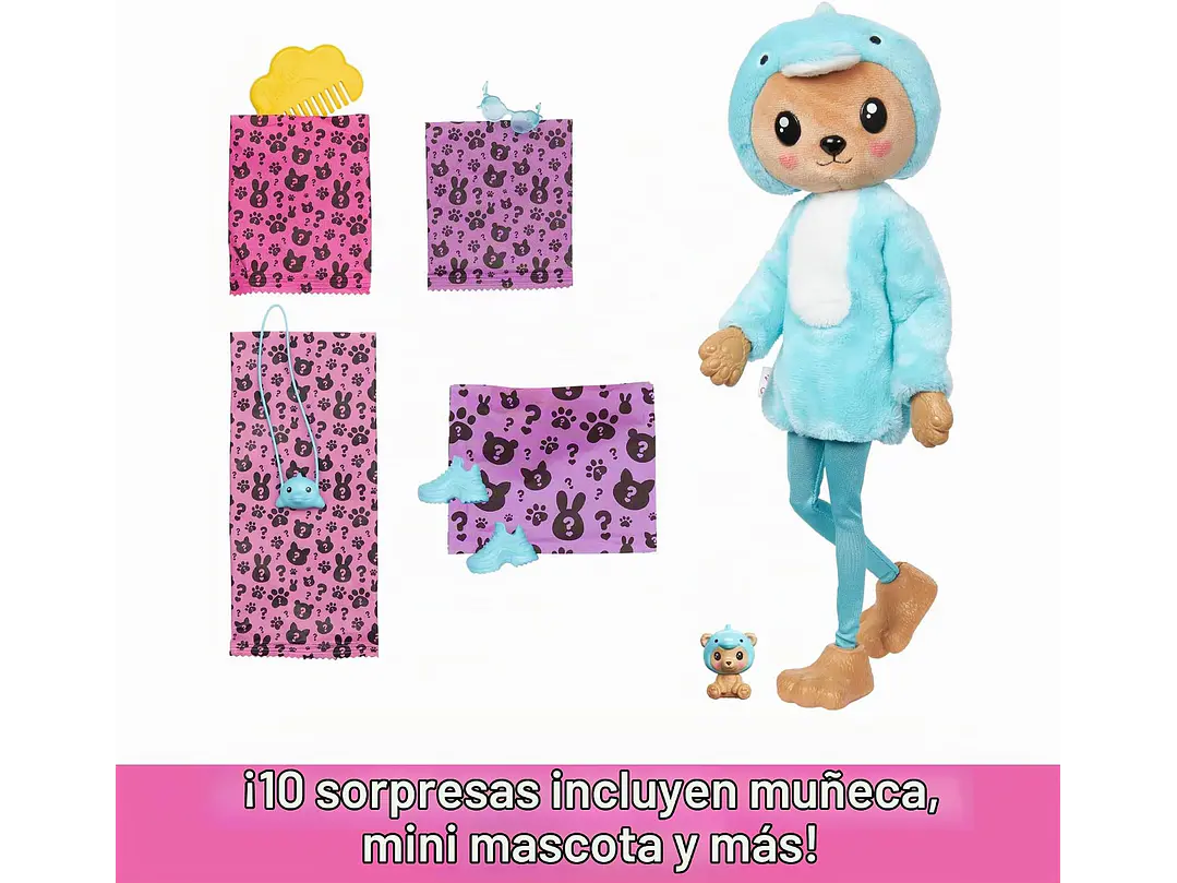  Muñeca Barbie Cutie Reveal 3