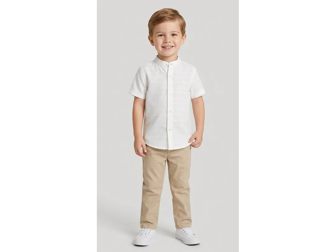 Camisa Crudo Cuello MAo 1