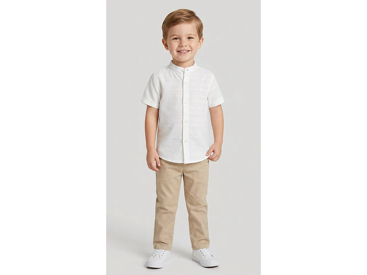 Camisa Crudo Cuello MAo 1