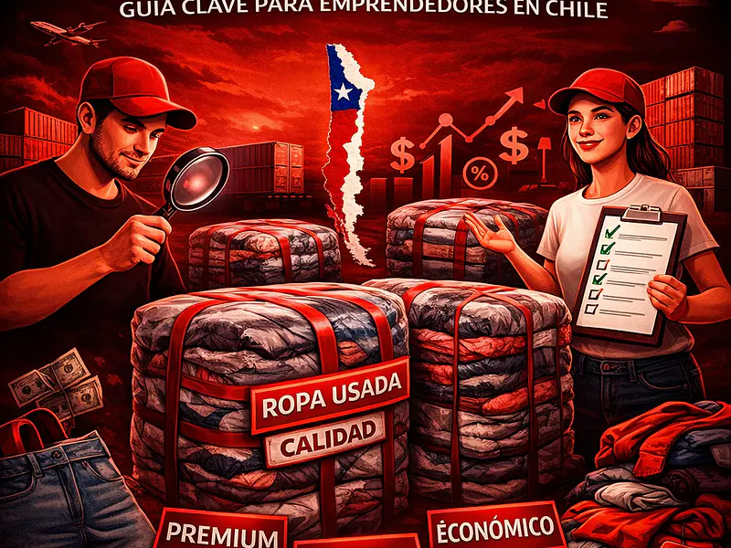 Cómo elegir fardos de ropa usada de calidad: guía clave para emprendedores en Chile