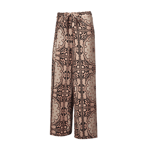 Pantalon Mujer Haka Honu Mar Y Posa Print Negro