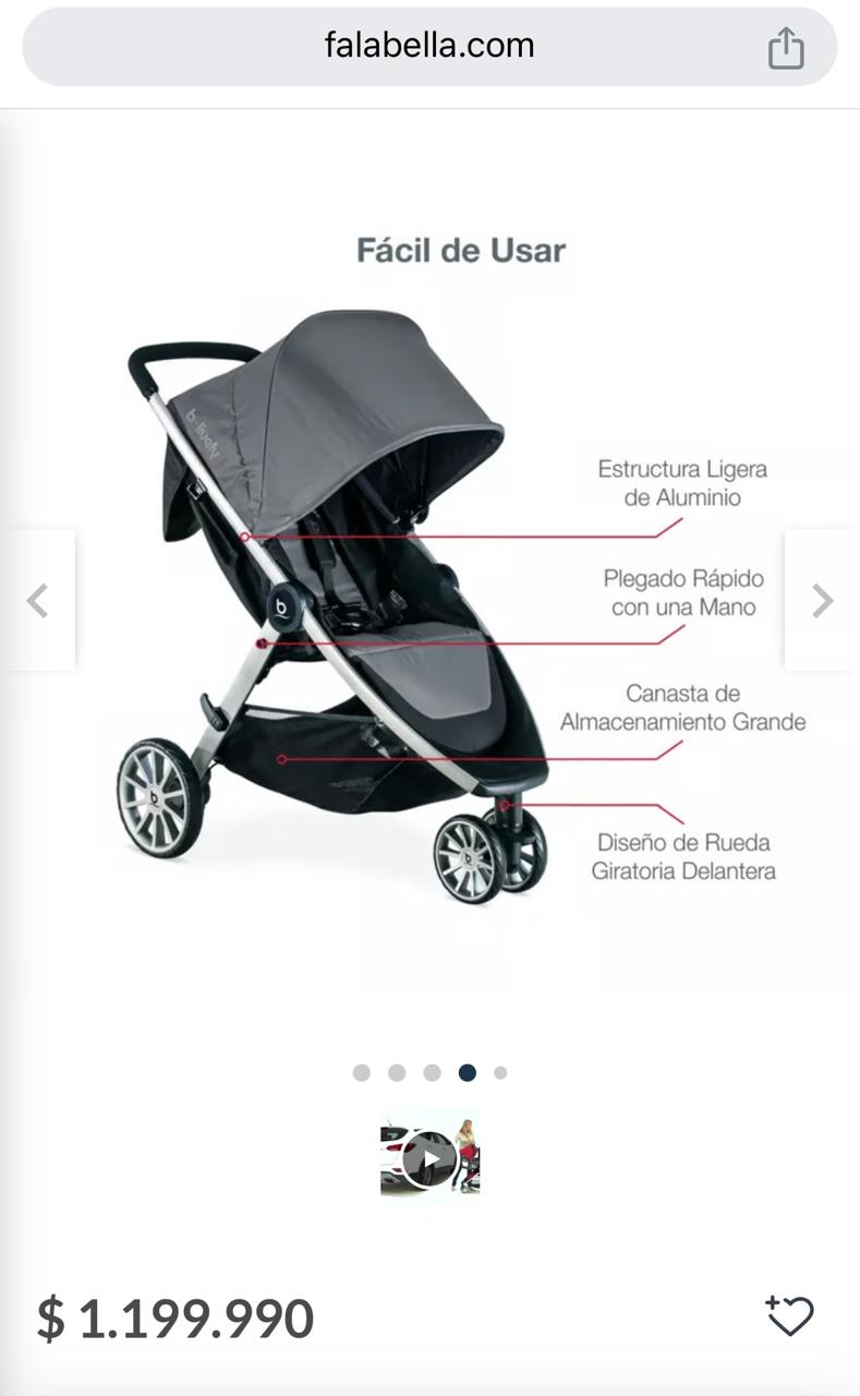 Coche Britax B Agile - Oulet 2