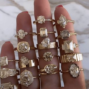 Anillos por mayor con cristal Premium