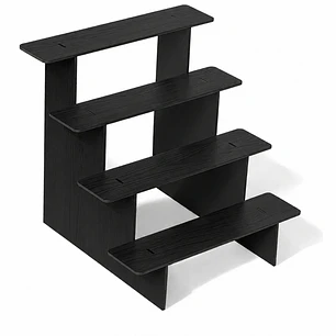 Estante Exhibidor Organizador Negro 40x40x40 Cm Desarmable