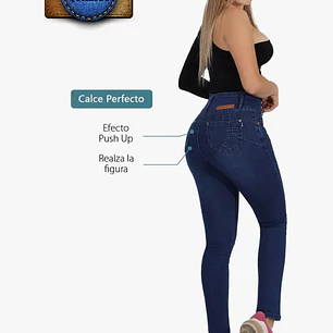 Jeans Full Push Up Levanta Cola Corte Colombiano Elasticados