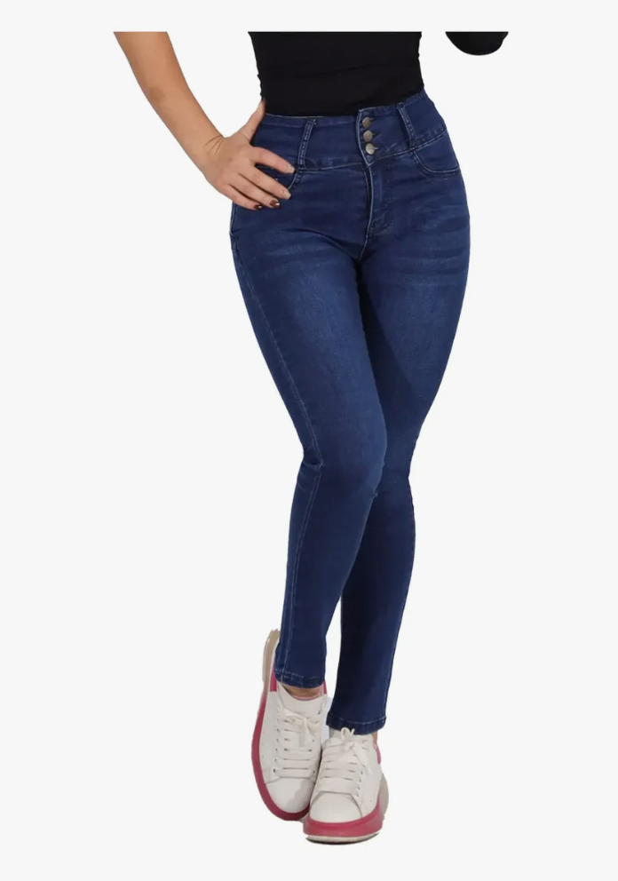 Jeans Full Push Up Levanta Cola Corte Colombiano Elasticados 2