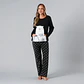 Pijama Flores micropolar bolsillos mujer - Miniatura 2