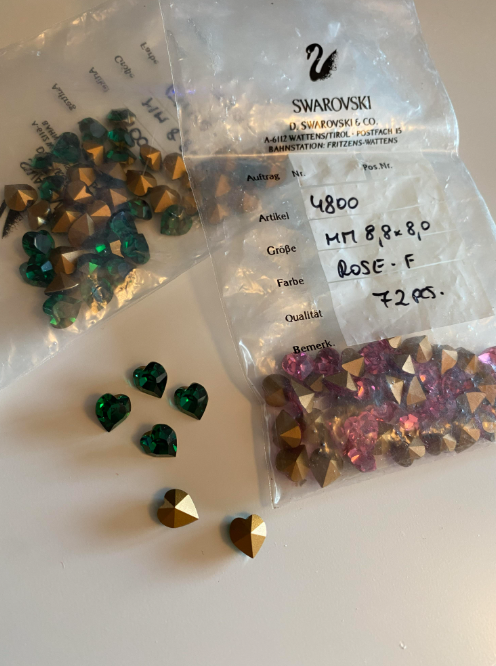 Lote de 100 cristales para hacer joyas 1