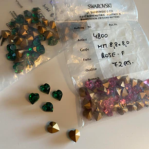 Lote de 100 cristales para hacer joyas