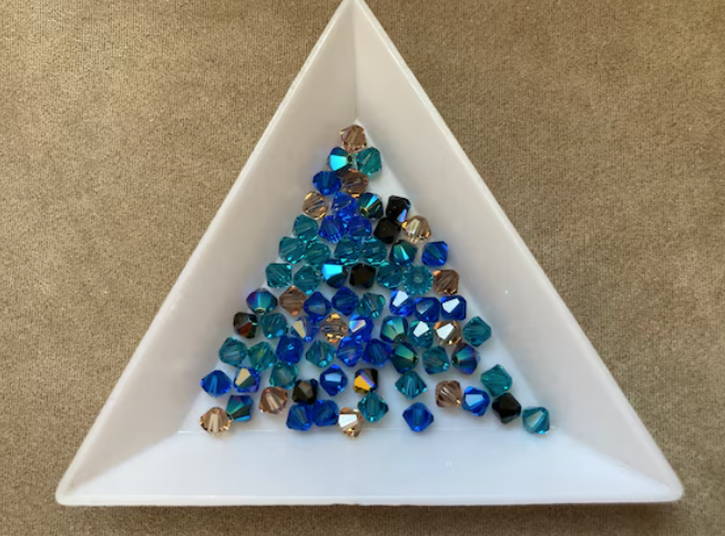 Lote de 100 cristales para hacer joyas 2